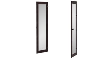 Anita Luckor i glas tillbehör till bokhylla 32x101 cm - Havanna/lack - Förvaring - Garderober & garderobssystem - Garderobsdörr - Vikdörr garderob