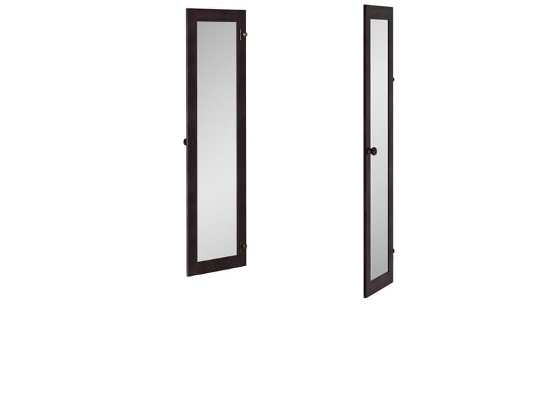 Anita Luckor i glas tillbehör till bokhylla 32x101 cm - Havanna/lack - Förvaring - Garderober & garderobssystem - Garderobsdörr - Vikdörr garderob