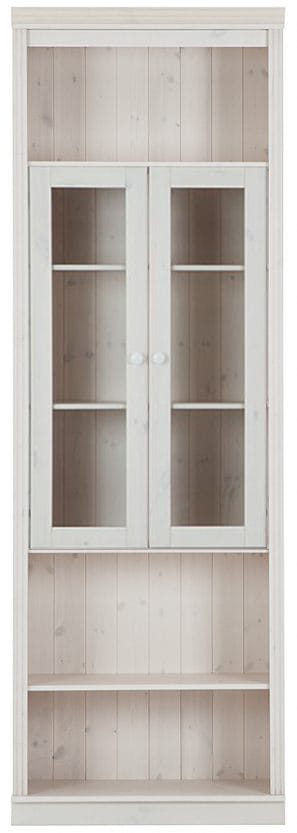 Anita Luckor i glas tillbehör till bokhylla 32x101 cm - Vit - Förvaring - Hylla - Bokhylla