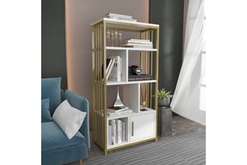 Arven Bokhylla 60 cm - Guld/Vit - Förvaring - Hylla - Bokhylla