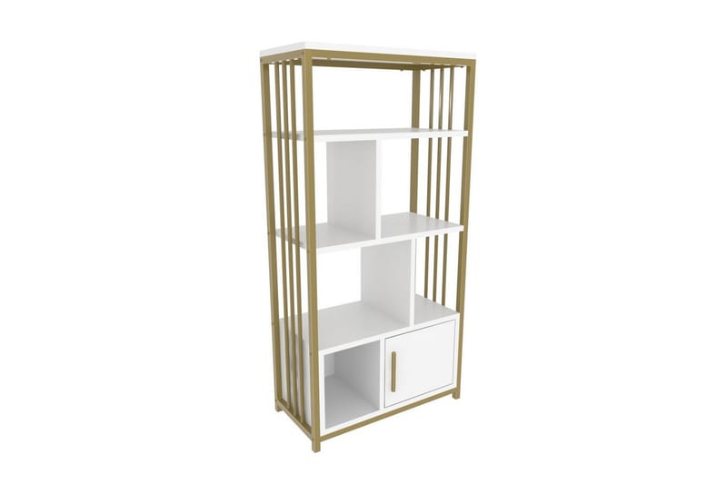 Arven Bokhylla 60 cm - Guld/Vit - Förvaring - Hylla - Bokhylla
