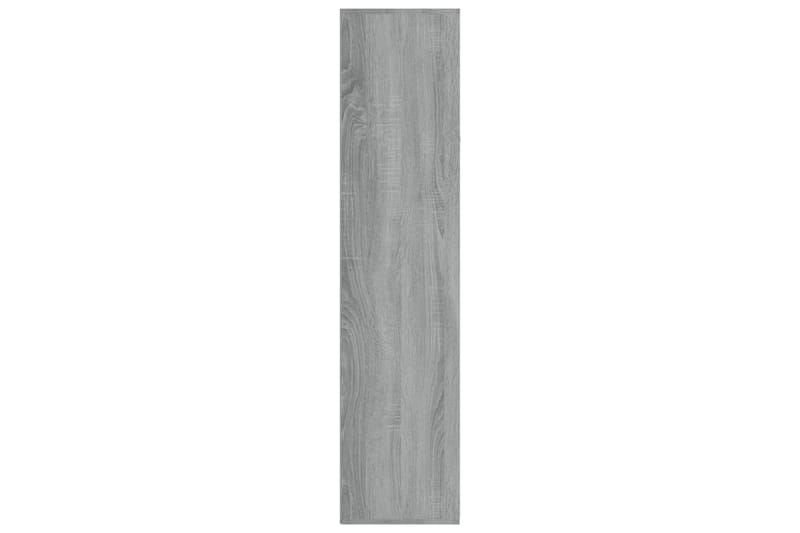 beBasic Bokhylla/skänk Grå Sonoma 66x30x130 cm konstruerat trä - Grey - Bokhylla