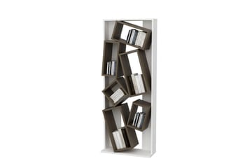 Bloemendal Bokhylla 63 cm - Brun/Vit - Förvaring - Hylla - Bokhylla