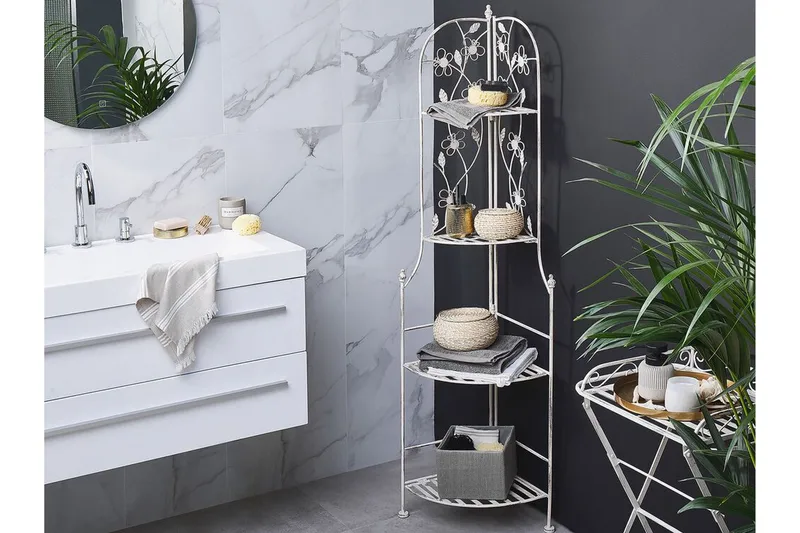 Pollone Trädgårshylla 35x35 cm - Vit - Förvaring - Hylla - Blomhylla & blomstativ