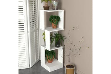 Växtbord Wolverham 35 cm - Vit - Förvaring - Hylla - Blomhylla & blomstativ