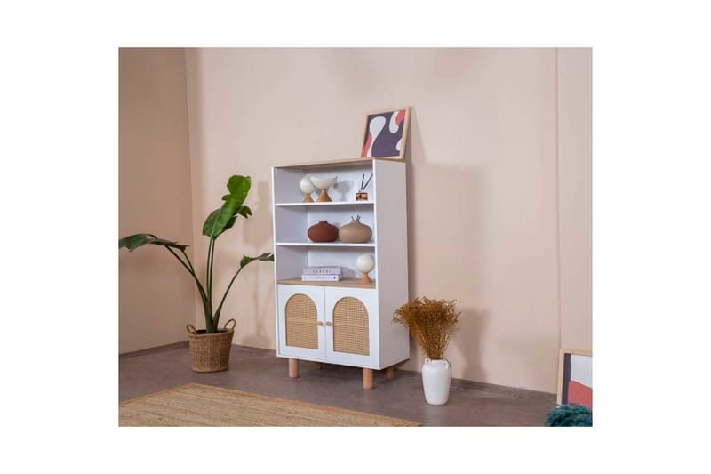 Bohem Bokhylla 90 cm - Vit - Förvaring - Hylla - Bokhylla