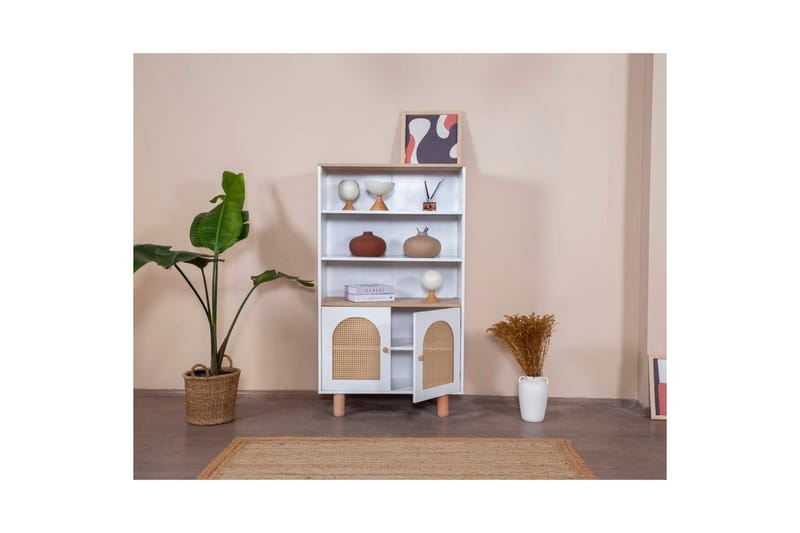 Bohem Bokhylla 90 cm - Vit - Förvaring - Hylla - Bokhylla