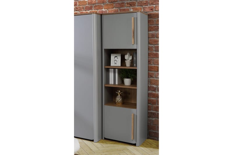 Ahmetbay Bokhylla 41x59 cm - Grå/Brun - Förvaring - Hylla - Bokhylla