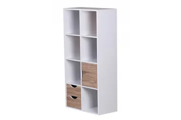 Ajan Bokhylla 60 cm i Målat Trä - Vit - Förvaring - Hylla - Bokhylla