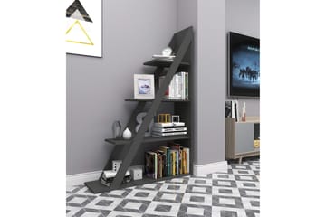 Ampelio Bokhylla 30x100 cm - Antracit - Förvaring - Hylla - Bokhylla