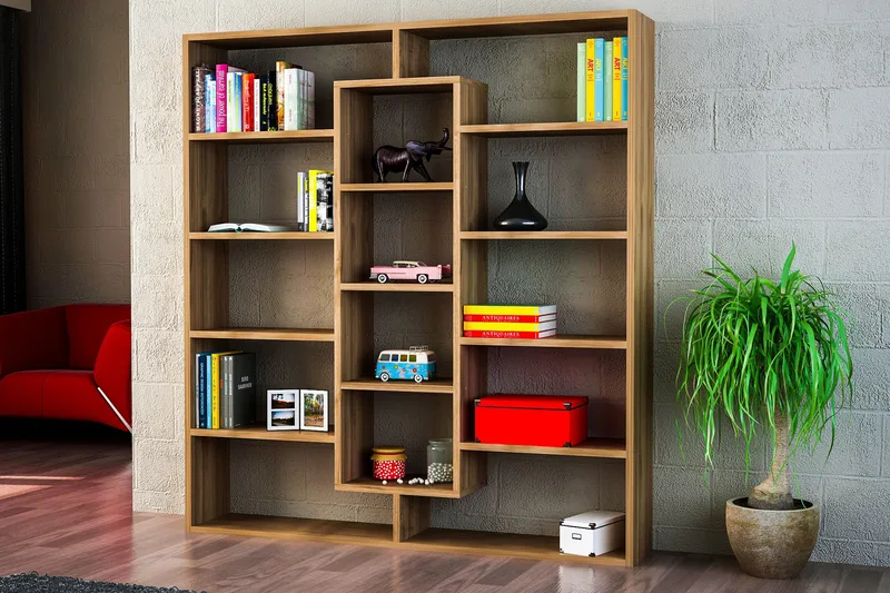 Amplett Bokhylla - Brun - Förvaring - Hylla - Bokhylla