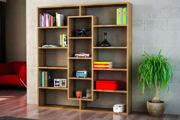 Amplett Bokhylla - Brun - Förvaring - Hylla - Bokhylla