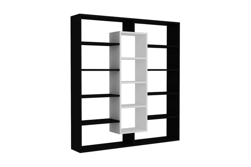 Amplett Bokhylla - Svart/Vit - Förvaring - Hylla - Bokhylla