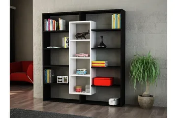 Amplett Bokhylla - Svart/Vit - Förvaring - Hylla - Bokhylla