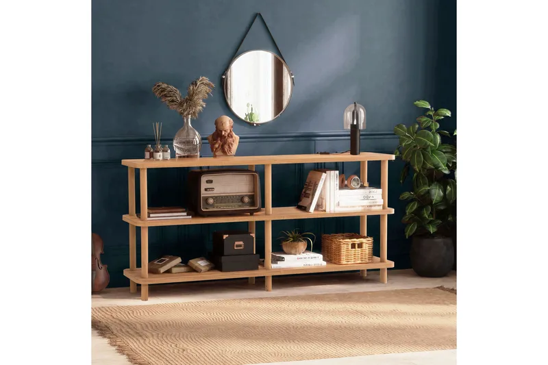 Andifli Bokhylla 150x74,9 cm - Grön - Förvaring - Hylla - Bokhylla