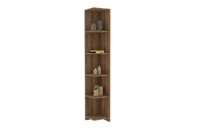 Andifli Bokhylla 25 cm i Valnöt, Brun