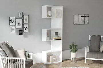 Andifli Bokhylla 52x150 cm - Vit - Förvaring - Hylla - Bokhylla