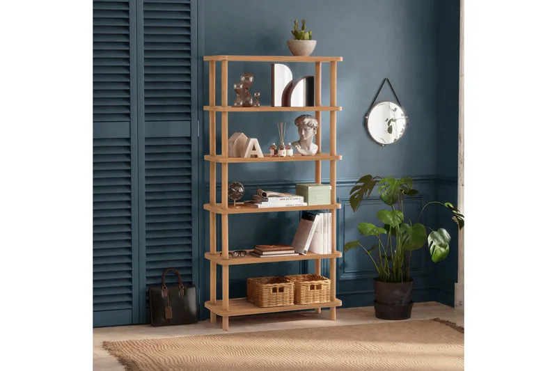 Andifli Bokhylla 80x168,5 cm - Grön - Förvaring - Hylla - Bokhylla