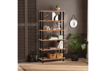 Andifli Bokhylla 80x168,5 cm - Svart - Förvaring - Hylla - Bokhylla