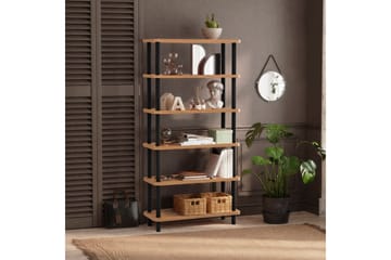 Andifli Bokhylla 80x168,5 cm - Svart - Förvaring - Hylla - Bokhylla