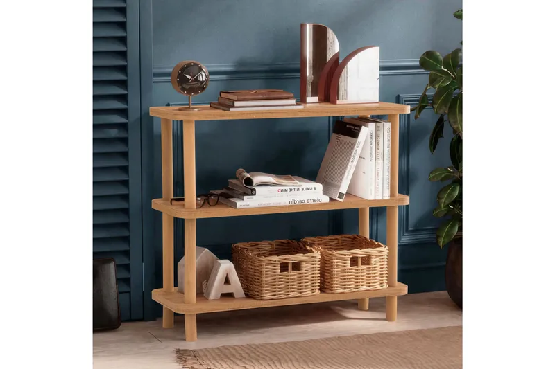 Andifli Bokhylla 80x75 cm - Grön - Förvaring - Hylla - Bokhylla