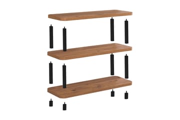 Andifli Bokhylla 80x75 cm - Svart - Förvaring - Hylla - Bokhylla