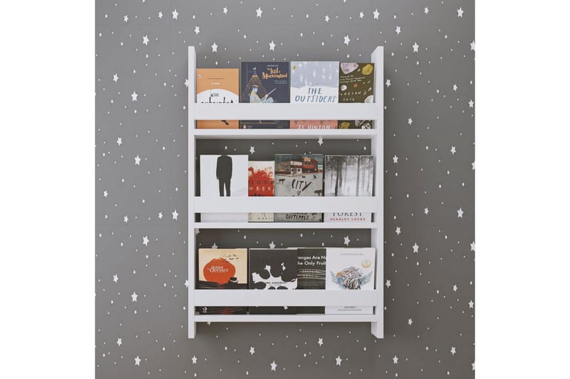 Bokhylla Artemis 3 Vit - Vit - Förvaring - Hylla - Bokhylla