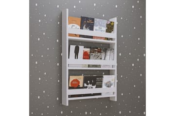 Bokhylla Artemis 3 Vit - Vit - Förvaring - Hylla - Bokhylla