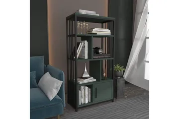 Bokhylla Arven Svart / Grön - Svart / Grön - Förvaring - Hylla - Bokhylla