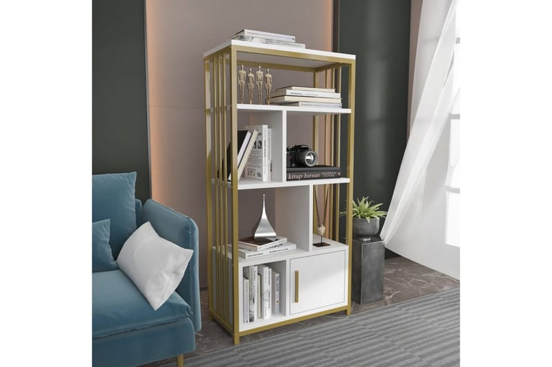 Bokhylla Arven Vit / Rany - Vit / Rany - Förvaring - Hylla - Bokhylla