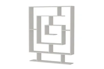 Asillane Bokhylla Labyrint - Vit - Förvaring - Hylla - Bokhylla