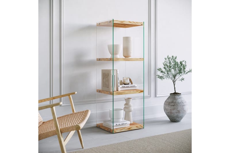 Assanisa Bokhylla 120x40 cm - Natur - Förvaring - Hylla - Bokhylla