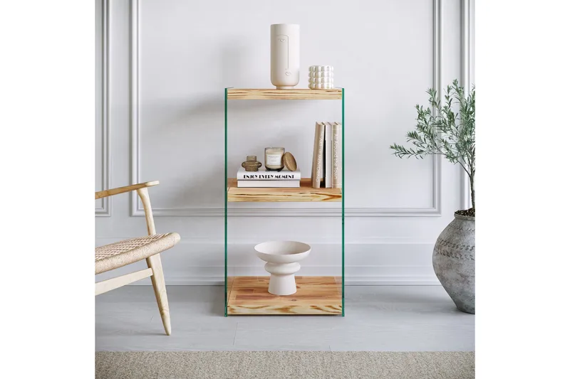 Assanisa Bokhylla 80x40 cm - Natur - Förvaring - Hylla - Bokhylla