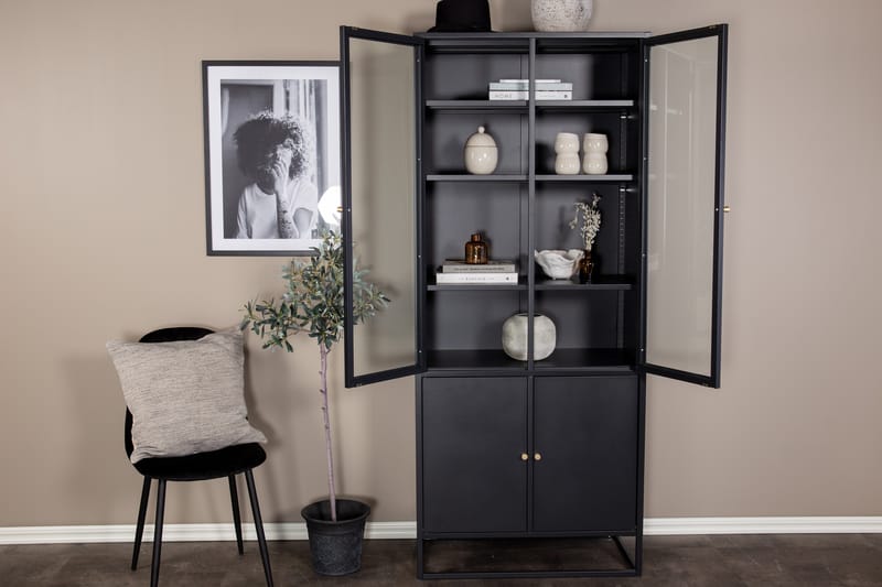 Bakal Bokhylla med Luckor - Förvaring - Hylla - Bokhylla