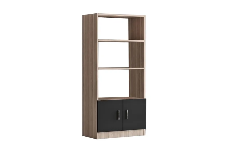 Barrock Bokhylla 38x64 cm, Natur/Svart