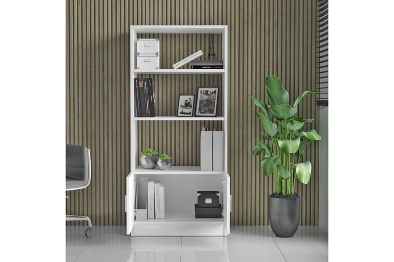 Barrock Bokhylla 38x64 cm - Vit - Förvaring - Hylla - Bokhylla