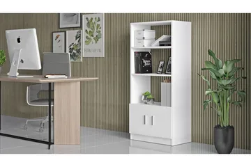 Barrock Bokhylla 38x64 cm - Vit - Förvaring - Hylla - Bokhylla