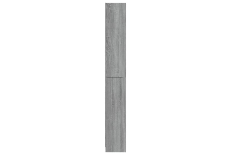 beBasic Bokhylla 5 hyllor grå sonoma 80x24x175 cm konstruerat trä - Grey - Bokhylla