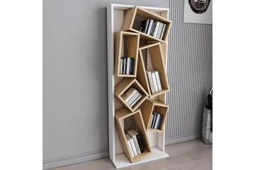 Bloemendal Bokhylla 63 cm - Vit - Förvaring - Hylla - Bokhylla