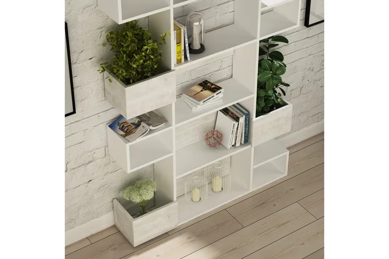 Bodsjö Bokhylla 120 cm - Vit - Förvaring - Hylla - Bokhylla