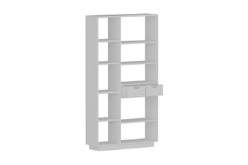 Bokhylla 189x80 cm - Vit - Förvaring - Hylla - Bokhylla
