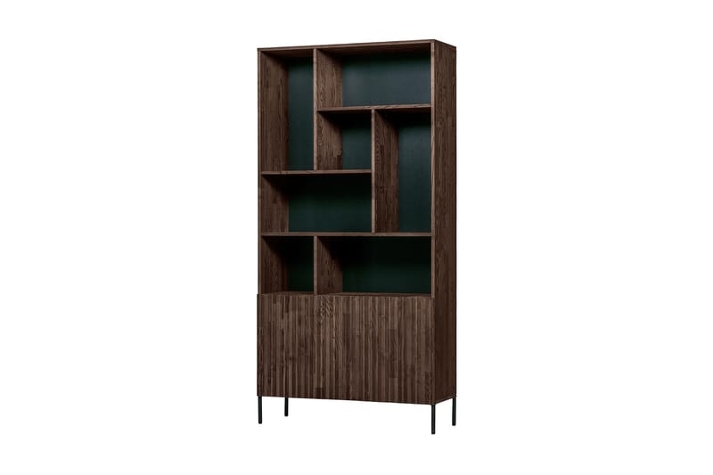 Bokhylla Alameda 200 cm - Brun - Bokhylla