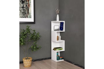 Bokhylla Alin 25x27 cm 4 Hyllor - Vit - Förvaring - Hylla - Bokhylla