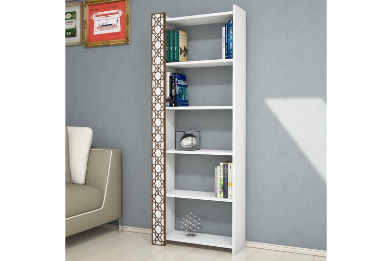 Bokhylla Amtorp 64 cm - Vit - Förvaring - Hylla - Bokhylla
