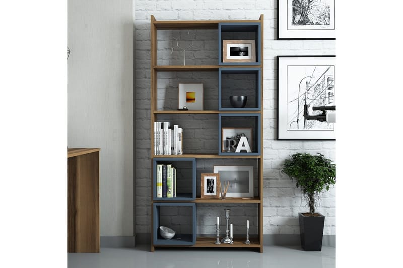 Bokhylla Amtorp 80 cm - Brun - Förvaring - Hylla - Bokhylla