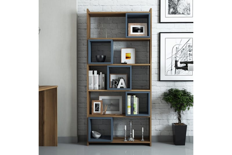 Bokhylla Amtorp 80 cm - Brun - Förvaring - Hylla - Bokhylla