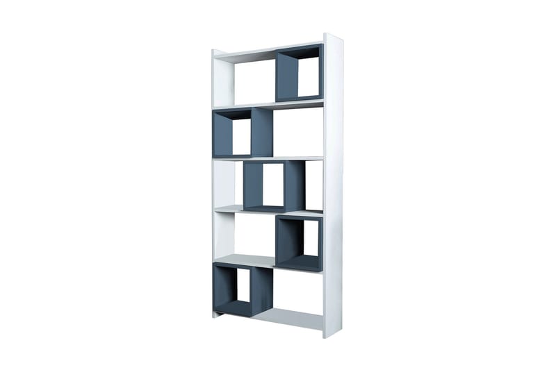 Bokhylla Amtorp 80 cm - Vit|Blå - Förvaring - Hylla - Bokhylla