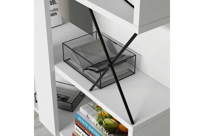 Bokhylla Amtorp 90 cm - Vit - Förvaring - Hylla - Bokhylla