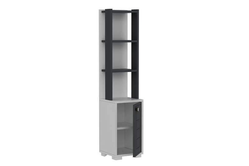 Bokhylla Anayurt 29,6x21,6 cm Vit/Antracit - Hanah Home - Förvaring - Hylla - Bokhylla