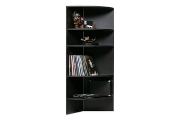 Bokhylla Artin 100x76 cm Rund - Svart - Förvaring - Hylla - Bokhylla